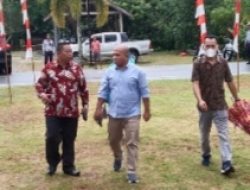Ketua Komisi I DPRD Natuna Hadiri Talk Show Regsosek di Sungai Ulu