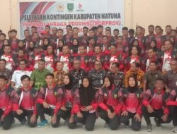 Sejumlah Anggota DPRD Natuna Ikut Lepas Kontingen Porprov Kepri