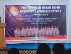 Bupati Natuna Lantik Pengurus PJN Masa Bakti 2022-2025