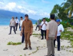 Wabup bersama Tim Bappenas dan PT DI Tinjau Lokasi Bandara Pesawat N219 Amphibi di Pulau Senua