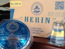 Soal Temuan “Kotoran” di AMDK Herin, Dinas Kesehatan Natuna akan Sidak