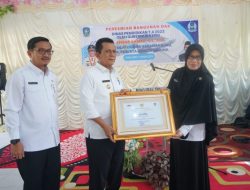 Gubernur Kepri Ansar Ahmad Resmikan Bangunan Sarana dan Prasarana Pendidikan Bunguran Timur Laut Kabupaten Natuna.