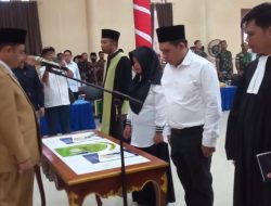 Ketua KPU Natuna Lantik 231 Anggota PPS Se-Kabupaten