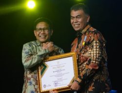 Bupati Natuna Kembali Menerima Penghargaan Dari Kementerian Desa Dalam Acara Pesta Rakyat Hari BUMDesa 2023