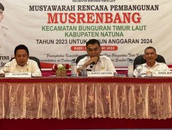 Ketua DPRD Natuna Hadiri Musrenbang Di Kecamatan Bunguran Timur Laut