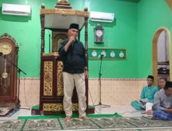 Rombongan Syafari Ramadhan Bupati Disambut Warga Kelarik di Mesjid At-Taqwa