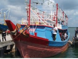 Sat Reskrim Polres Natuna Rekonstruksi Pembunuhan di KM Samudra, Ada 14 Adegan