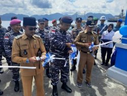 Danlanal Ranai Pimpin Peresmian KBN di Desa Sabang Mawang Barat