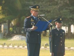 Danlanud Raden Sadjad Natuna Pimpin Upacara Peringatan Hari Lahir Pancasila