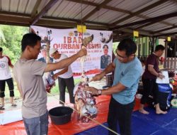 Rayakan Idul Adha, Polres Natuna Qurban 6 ekor Sapi dan 1 ekor Kambing