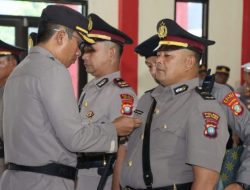 Kapolres Natuna Pimpin Sertijab Kasat Samapta dan Kapolsek Serasan