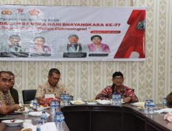 Cintai Warisan Budaya, Polres Natuna Nonton Bareng Wayang Kulit