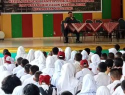 Ketua PJS Kota Batam Paparkan Etika Komunikasi di MPLS SMP Negeri 9 Batam