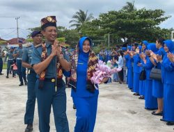 Awali Tugas, Ini Pesan Kolonel Laut (P) Maman Nurachman Kepada Keluarga Besar Lanal Ranai