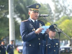 Lanud RSA Natuna Gelar Upacara Peringatan Ke-76 Hari Bakti TNI AU