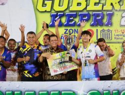 Kejuaraan Piala Gubernur Cabor Bola Voli dan Sepak Bola Zona Natuna Sukses Digelar