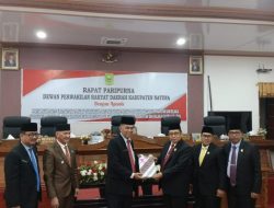 DPRD Kabupaten Natuna Gelar Rapat Paripurna Penyampaian Pidato Bupati Natuna Terhadap Rancangan Peraturan Daerah