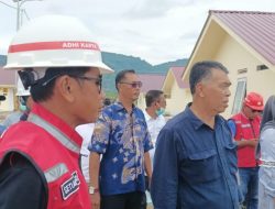 Bupati Tinjau Pembangunan 100 Unit Rumah Bagi Korban Tanah Longsor