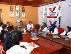 Kapolres Natuna Sambangi Sekretariat Partai Politik, Jalin Silaturahmi Mari Ciptakan Pemilu yang Aman dan Sejuk