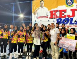 Lawan Tim Tuan Rumah, Akhirnya Tim Bola Voli Pelajar Putri Asal Natuna Raih Juara Dua