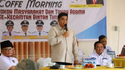 Bupati Bintan Temui Tokoh Masyarakat dan Agama Kecamatan Bintan Timur