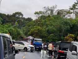 Jalan Perbatasan Wacopek Menuju Tanjungpinang – Bintan Mengalami Kebanjiran