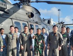 Dua Helikopter Milik Angkatan Udara Singapore Mendarat di Bandara RHF Tanjungpinang, Ada Apa ?