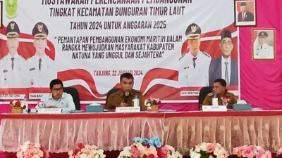 Daeng Ganda Hadiri Musrenbang di Bunguran Timur Laut