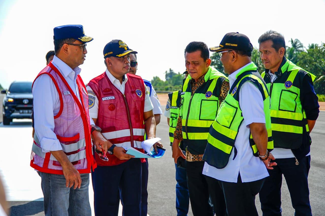 Menhub Budi Targetkan Bandara Raja Haji Abdullah Segera Didarati Boeing 737