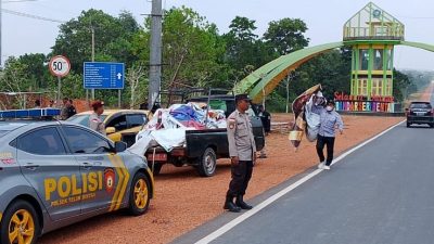 Polisi Kawal Penertiban APK dan APS di Bintan saat Masa Tenang Pemilu 2024