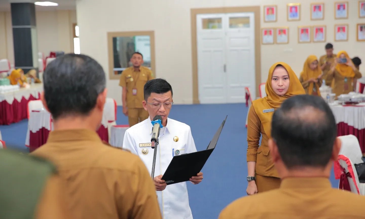 Pj. Wali Kota Hasan Kukuhkan Forum Kepatuhan Jaminan Sosial Ketenagakerjaan