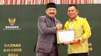 Gubernur Kepri Ansar Ahmad Raih Anugerah Baznas Award 2024