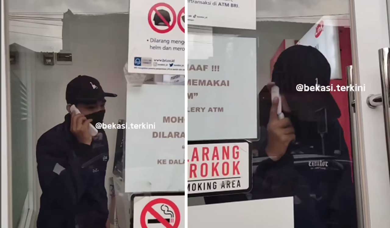 Gagal Bobol ATM, Pelaku Dikunci Warga di Dalam ATM Center