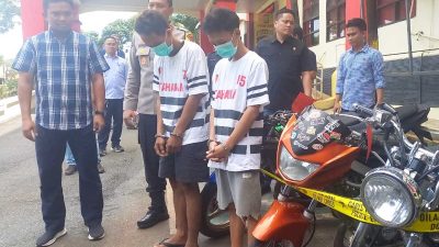 Dua Spesialis Curanmor Kawasaki Ninja Diringkus Polisi