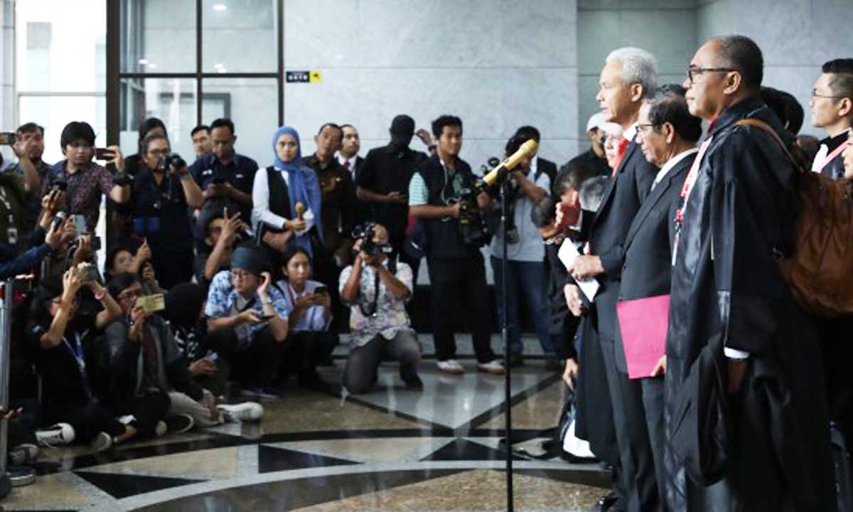 Sidang Gugatan Pilpres di MK: Ganjar-Mahfud Dalilkan Penyalahgunaan Kekuasaan