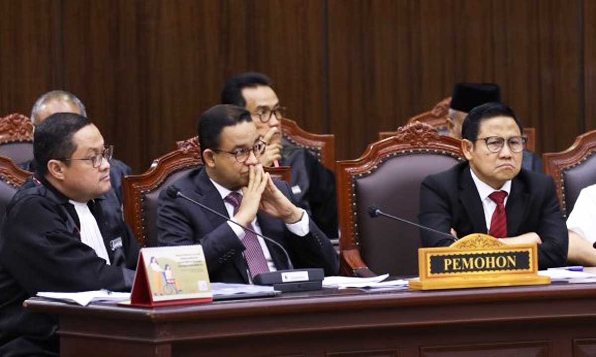 Sidang Gugatan Pilpres di MK: Anies-Muhaimin Minta Coblos Ulang Pilpres Tanpa Prabowo-Gibran