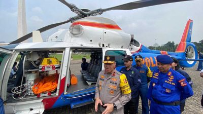 Mudik Lebaran 2024, Polri Siagakan 2 Helikopter Ambulans Udara