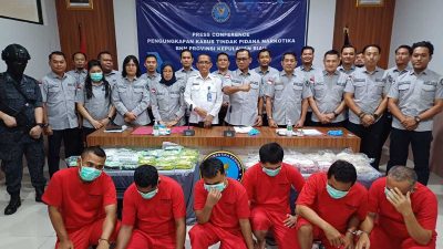 BNNP Kepri Gagalkan Peredaran 25 Kg Sabu dan 40 Ribu Ekstasi