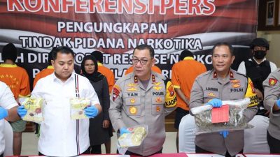 Polda Kepri Ungkap 36 Kasus Narkoba, Amankan 44 Tersangka dan 21 Kg Sabu