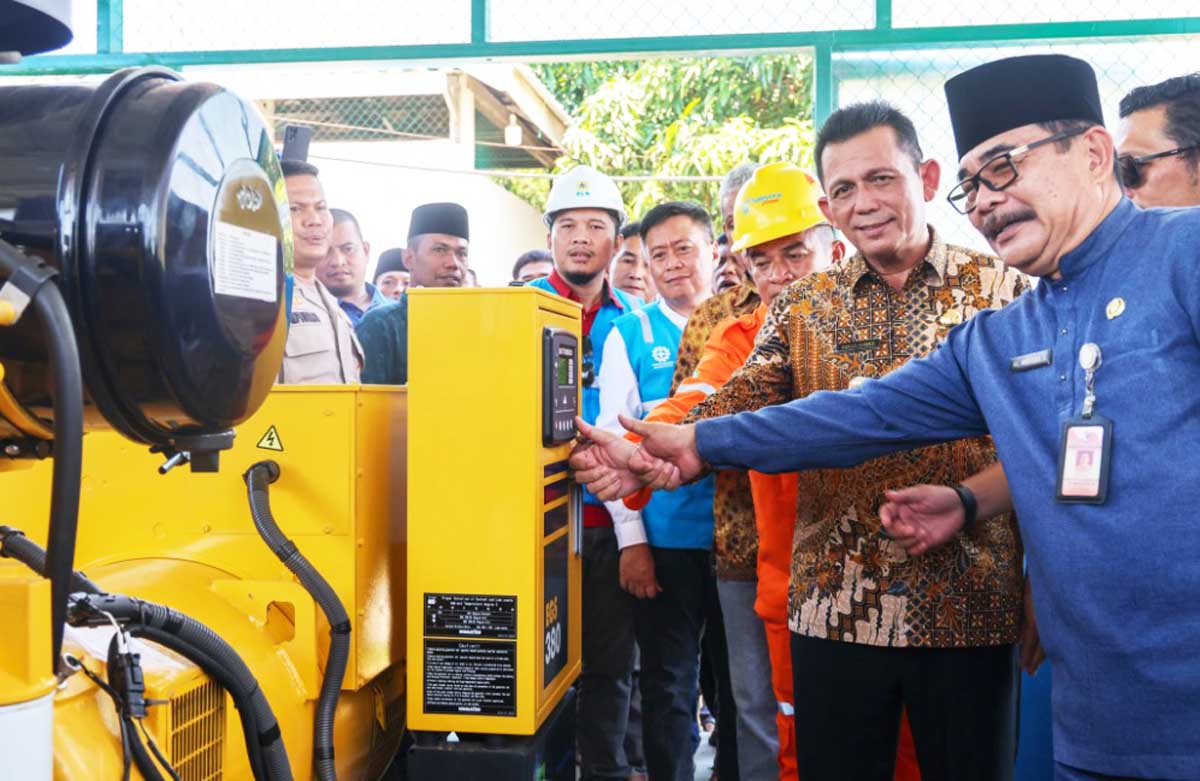 Listrik 24 Jam Terang Benderang di Pulau Karas