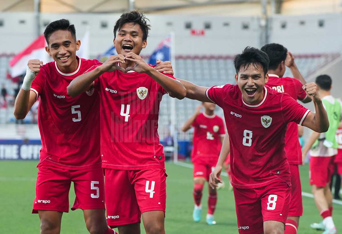 Timnas Indonesia Bungkam Australia 1-0 di Piala Asia U-23