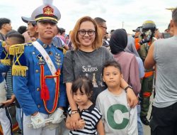 203 Taruna AAU Menampilkan Orkes Marching Band di Tugu Siri Tanjungpinang
