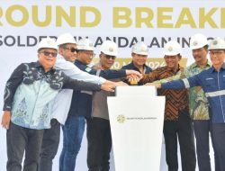 Ansar dan Hashim Ground Breaking Pembangunan PT Solder Tin Andalan Indonesia, Nilai Investasi 400 Miliar