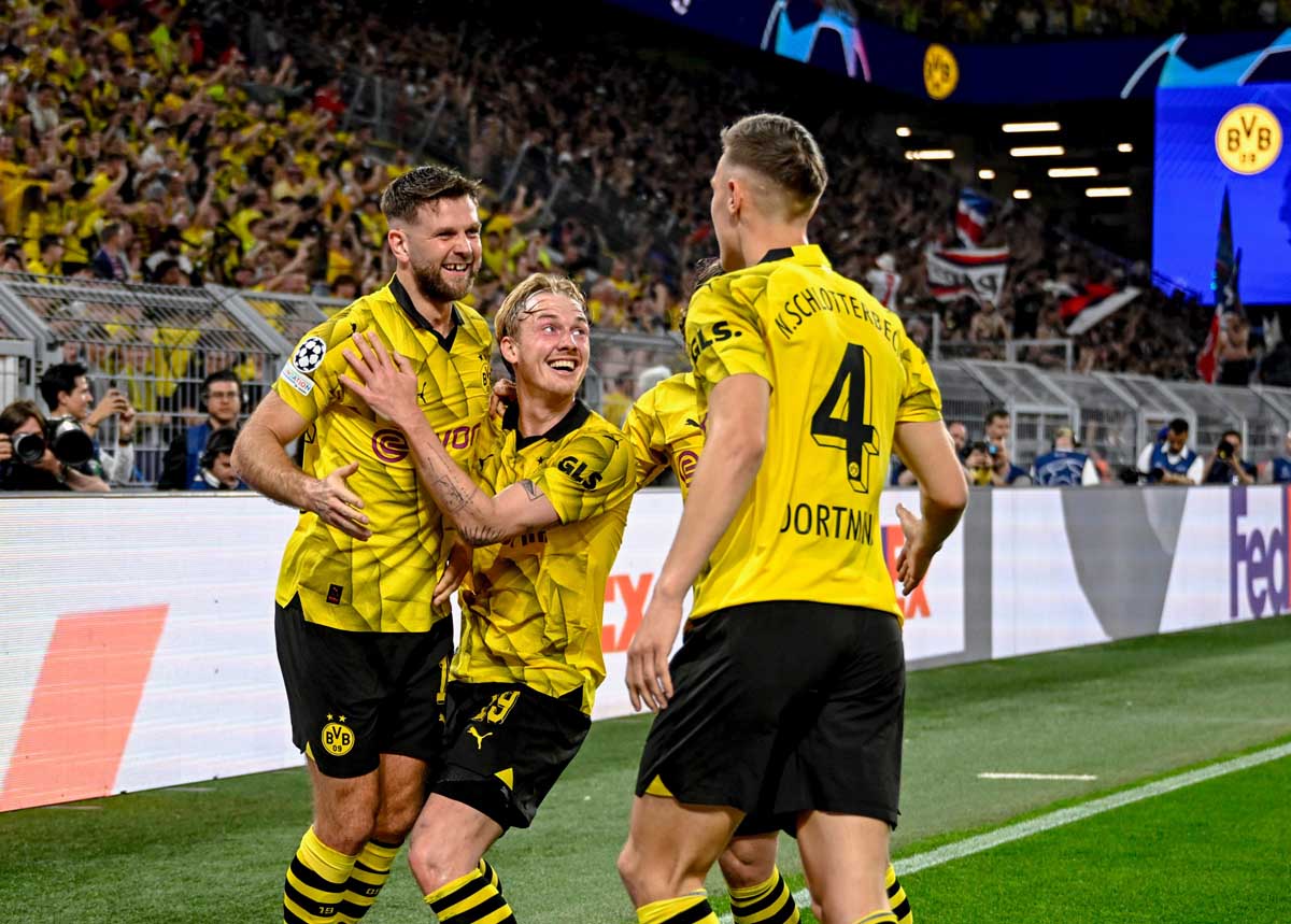 Borussia Dortmund Petik Kemenangan di Leg Pertama Semifinal Liga Champions