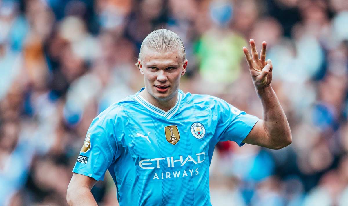 Manchester City Bantai Wolves 5-1, Haaland Cetak Hattrick