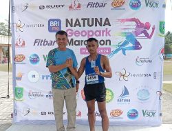 Serda L Gultom Juarai Natuna Geopark Marathon