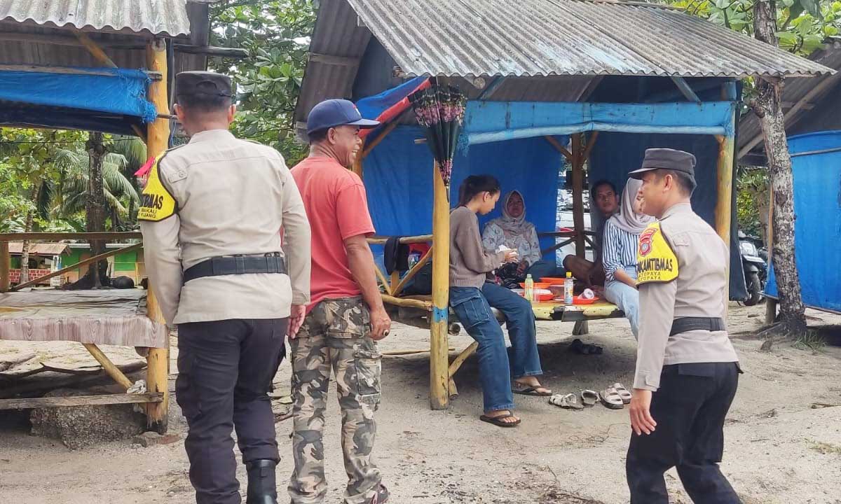 Patroli di Objek Wisata, Polsek Gunung Kijang Imbau Pengunjung jaga Kamtibmas