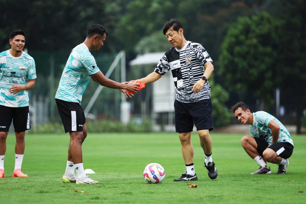 Timnas Indonesia Gelar Latihan Tertutup di Stadion Madya, STY Berikan Tiga Menu Latihan