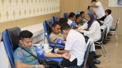 HUT Bhayangkara, Polresta Tanjungpinang Gelar Donor Darah