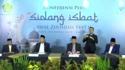 Pemerintah Resmi Tetapkan Idul Adha 1445 H Jatuh pada 17 Juni 2024